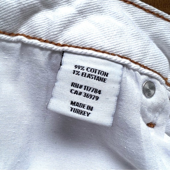 Rails The Sunset High Rise Slim Flare Jeans in White Denim High Waisted Pant - Picture 7 of 9